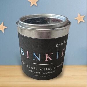 Melt. BINKIE Small Batch Soy Wax Candle Tin Container Wood Wick Unused